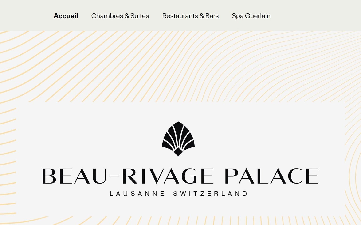 The redesigned Beau-Rivage Palace site: restrained, elegant, far lighter than the original.